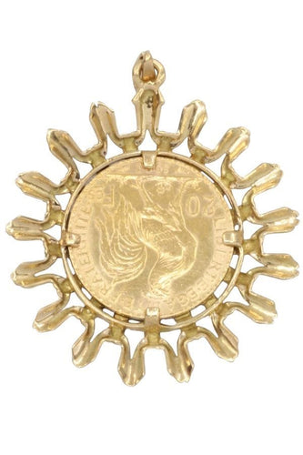 Pendentif PENDENTIF 20 FRANCS MARIANNE 58 Facettes 059051