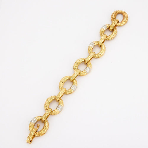 Bracelet VAN CLEEF & ARPELS - Bracelet Or jaune Diamants 58 Facettes