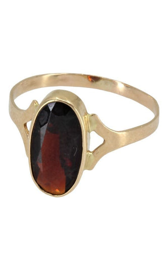 Bague BAGUE ANCIENNE GRENAT 58 Facettes 049281