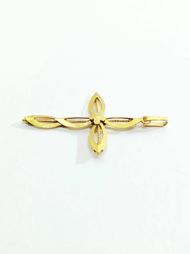 Pendentif Pendentif Croix Or jaune 58 Facettes