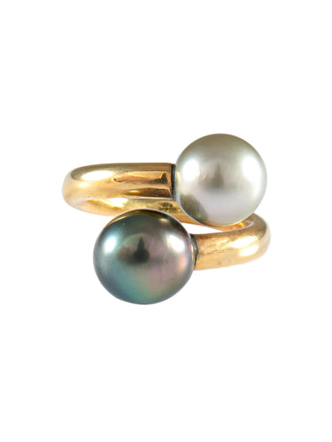 Bague 51 Bague Toi & Moi Perles 58 Facettes