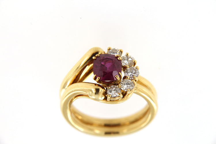 Bague Mauboussin - Bague en Or jaune, Rubis, Diamant 58 Facettes 6470v