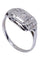 Bague 52 BAGUE ART-DÉCO DIAMANT 58 Facettes 081191