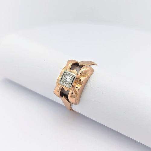 Bague 55 Bague en Or rose & diamant 58 Facettes 26163