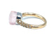 Bague POMELLATO - bague Nudo , quartz rose, diamants bruns 58 Facettes