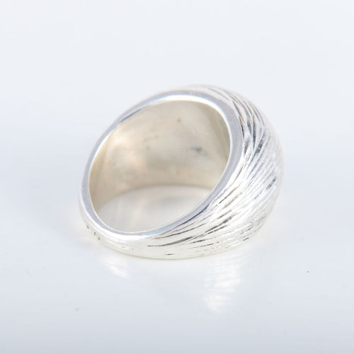 Bague 50.5 Bague Argent Dôme 58 Facettes