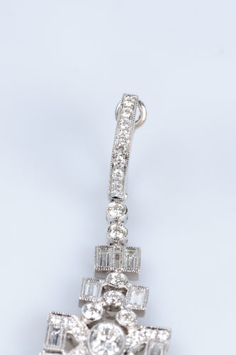 Boucles d'oreilles BELLDUC GENEVA - Boucles d'oreilles or blanc 158 diamants 58 Facettes BO-DIAM158-BLDC