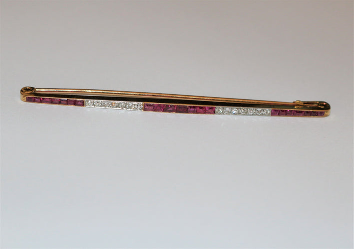 Broche Broche-barrette d’époque Art Déco 1925 58 Facettes 435