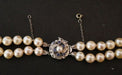 Collier Sautoir 2 Rangs perles de culture et or blanc 58 Facettes 788239
