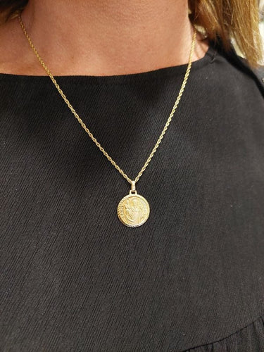 Pendentif MÉDAILLE SAINT CHRISTOPHE 58 Facettes 073301