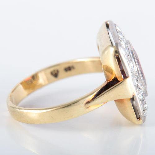 Bague 59 Bague Grenat Diamants 58 Facettes 220382