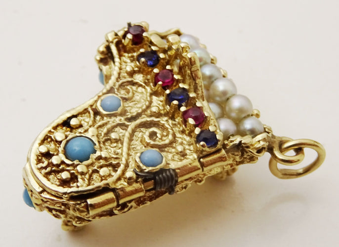 Pendentif Pendentif piano, en or jaune 58 Facettes