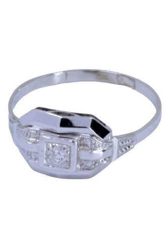 Bague 55 BAGUE ART-DÉCO DIAMANT 58 Facettes 061751