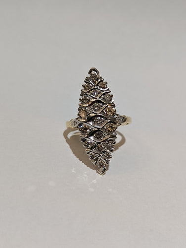 Bague Bague marquise diamants 58 Facettes