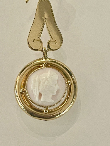 Boucles d'oreilles Pendants d'Oreilles En Or Et Camées 58 Facettes 994026