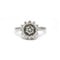 Bague 55 Bague Marguerite Or blanc Diamants 58 Facettes 240020R