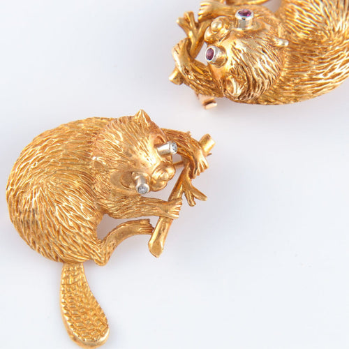 Broche Broches Castor 58 Facettes