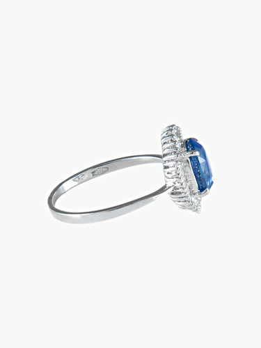 Bague Bague Marguerite Saphir et Diamants 58 Facettes