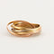 Bague 51.5 CARTIER - Bague Trinity 7 anneaux 58 Facettes EL2-123