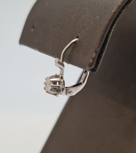 Boucles d'oreilles Mono boucle d'oreille Or blanc Diamant 58 Facettes