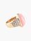 Bague Bague Or Diamants Corail 58 Facettes
