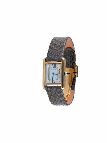 Montre Montre Must de Cartier, Modèle Tank, Vermeil Argent plaqué OR 58 Facettes