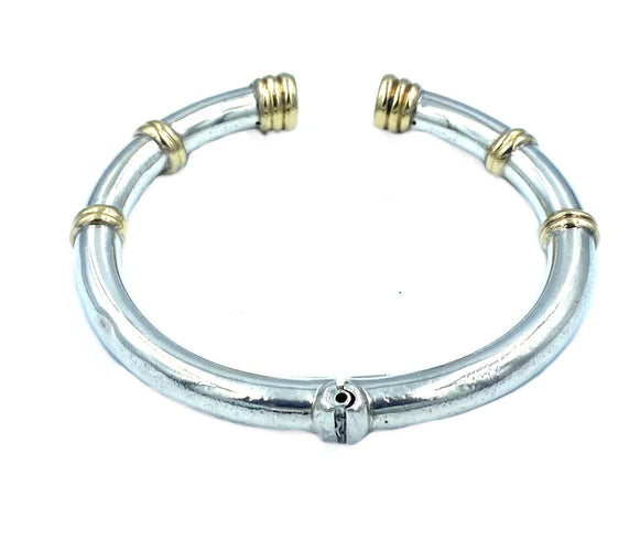 Bracelet Lalaounis. Bracelet argent et or 58 Facettes