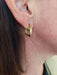 Boucles d'oreilles Créoles torsadées 3 Ors 58 Facettes 079571