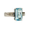 Bague 58 Bague Aigue-Marine Diamants 58 Facettes 1-1382/4