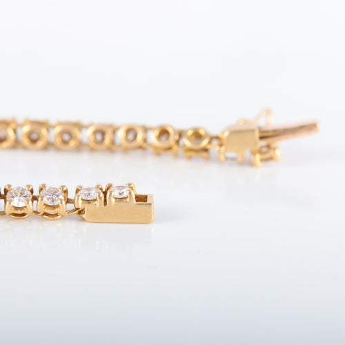 Bracelet Bracelet Rivière Or jaune Diamants 58 Facettes 220409