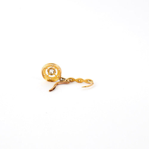 Boucles d'oreilles Paire de dormeuses diamants 58 Facettes