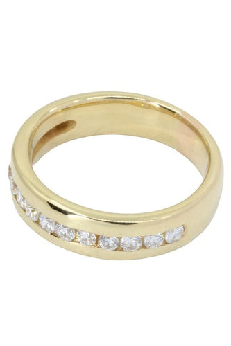 Bague DEMI ALLIANCE DIAMANTS 58 Facettes 047731