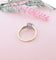 Bague 54.5 Bague Fleur Or deux tons & Diamants 58 Facettes AA 1576