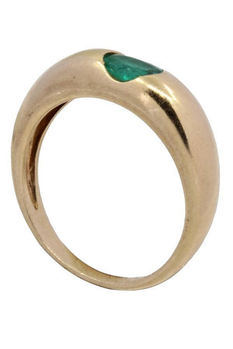 Bague 53 BAGUE JONC ÉMERAUDE 58 Facettes 056601