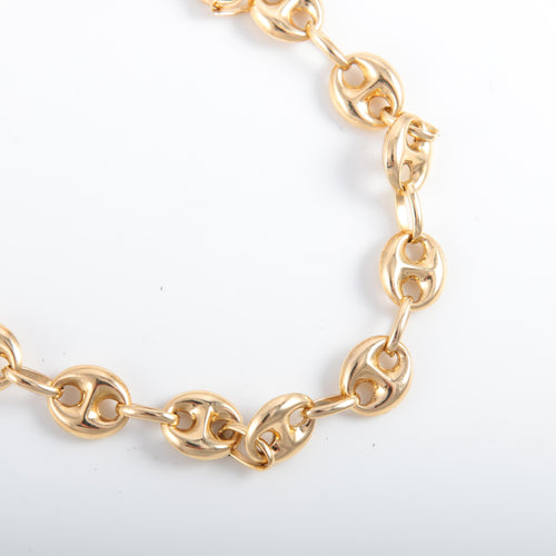 Bracelet BRACELET OR JAUNE MALLE GRAIN DE CAFE 58 Facettes LP 931