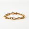 Bracelet Bracelet or ciselé or jaune 18K 58 Facettes