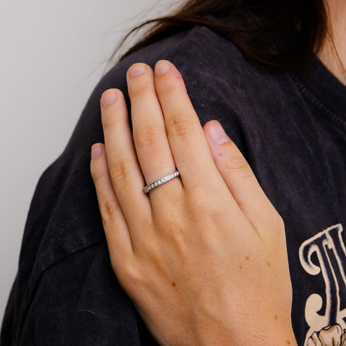 Bague 52.5 Bague Tour Complet 123 Diamants 58 Facettes 2.193