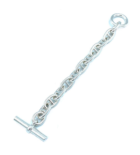 Bracelet HERMÈS. Bracelet Chaîne d’ancre TGM 58 Facettes