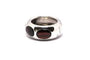 Bague 54 Bague Pomellato "bandeau" grenats 58 Facettes 1-117/1
