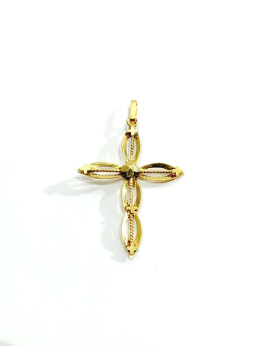 Pendentif Pendentif Croix Or jaune 58 Facettes