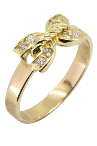 Bague BAGUE DOUBLE C DIAMANTS 58 Facettes 051341