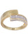 Bague 58 Bague Or jaune pavage diamants 58 Facettes 080391