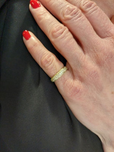 Bague 57 Bague jonc diamanté 58 Facettes 081341