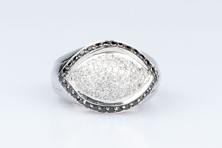 Bague Bague diamants en or blanc 58 Facettes 111-42837-33