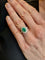 Bague Bague Pompadour Or Platine Emeraude Diamants 58 Facettes 076821