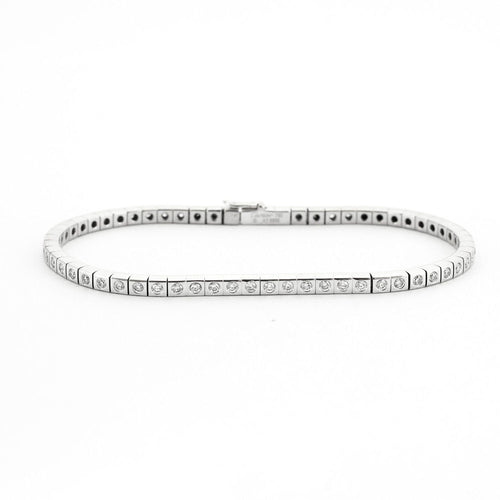 Bracelet CARTIER – Bracelet Lanière Diamants 58 Facettes