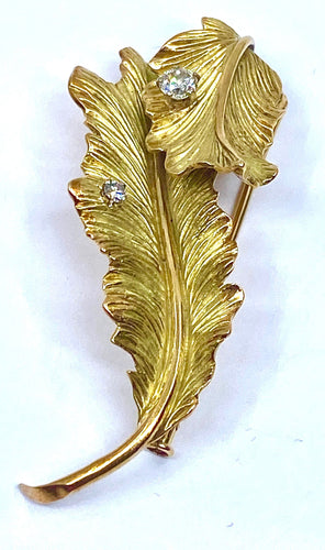 Broche Broche Or jaune Diamant 58 Facettes AB270