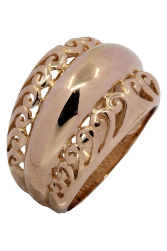 Bague BAGUE TRIPLE JONCS AJOURÉE 58 Facettes 050801