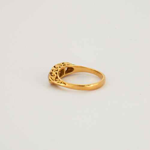 Bague 51.5 Bague Jarretière 3 Diamants 58 Facettes EL2-29