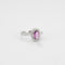 Bague 53.5 Bague Saphir rose et Diamants 58 Facettes BO763